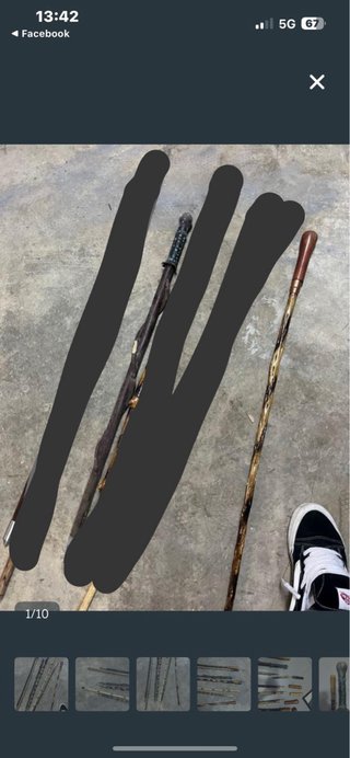 Bastones Vascos Antiguos  makillas pero no estoque