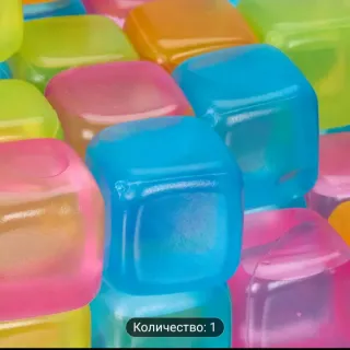 16 Cubitos Hielo Reutilizables Color Rojo