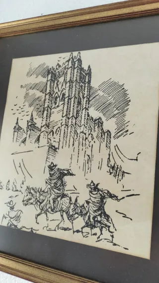Dibujo Original J. Sánchez Merino (Ávila)