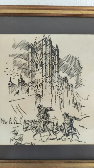 Dibujo Original J. Sánchez Merino (Ávila)