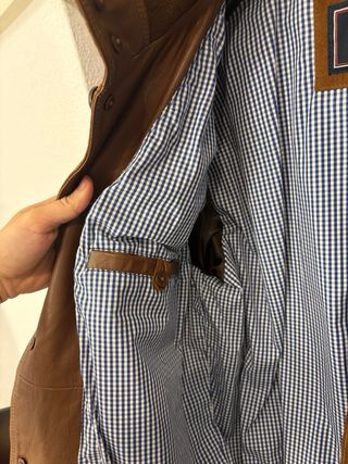 Chaqueta Ante Giovanni Galli Marrón