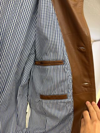 Chaqueta Ante Giovanni Galli Marrón