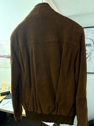 Chaqueta Ante Giovanni Galli Marrón