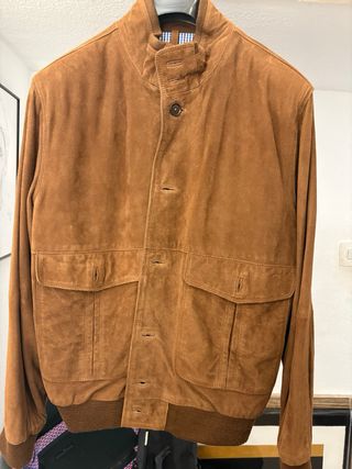 Chaqueta Ante Giovanni Galli Marrón