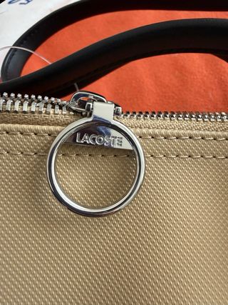 Bolso Tote Lacoste Beige