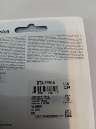 Pendrive Kingston 256GB USB 3.2