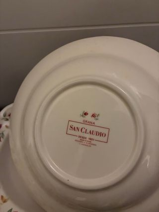 4 Platos Hondos San Claudio Florales