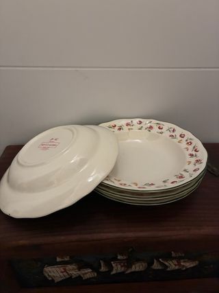 4 Platos Hondos San Claudio Florales