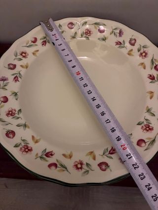 4 Platos Hondos San Claudio Florales