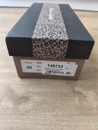 Bailarinas de piel, talla 40