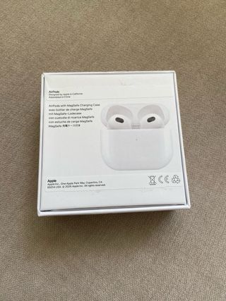 Auriculares inalámbricos blancos 3 generacion