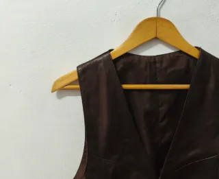 Chaleco marrón hombre Talla L