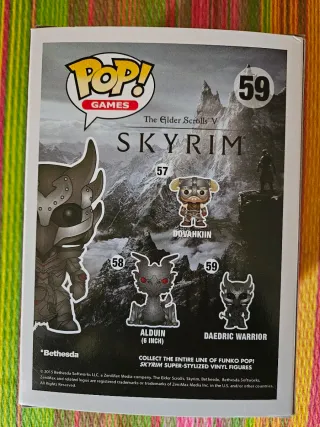 Funko Pop Skyrim Daedric Warrior 59