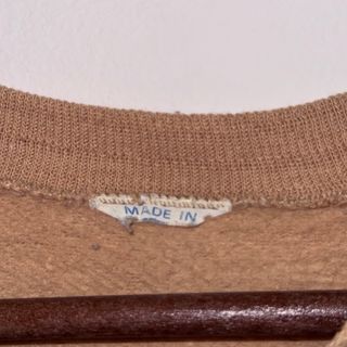 Vintage London Long Sleeve T Shirt Brown Size S/M