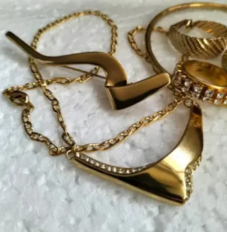 Lote bisutería antigua y vintage