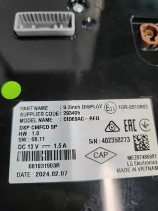 Pantalla GPS Renault Megane 4