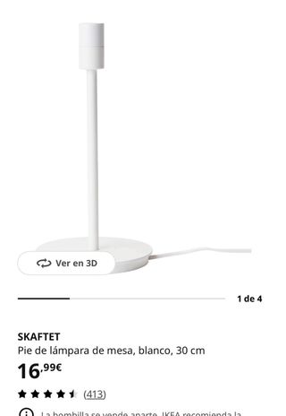 Pie de lámpara Skaftet de Ikea