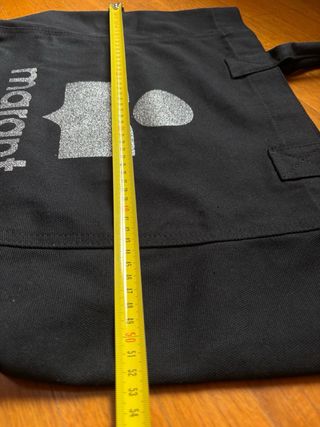 Bolso Tote Isabel Marant Yenky Negro/Plata