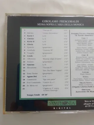 CD Girolamo Frescobaldi Il Teatro Armonico