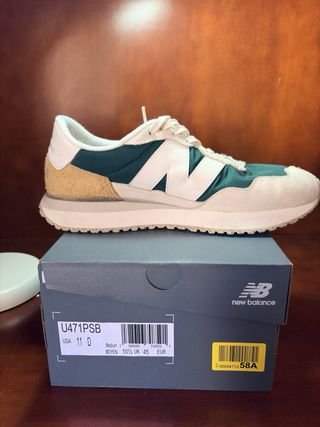 New Balance 237 Beige/Verde Talla 45