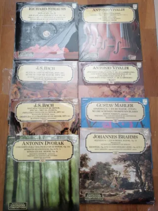 Confezione di 8 vinili di grandi compositori classici