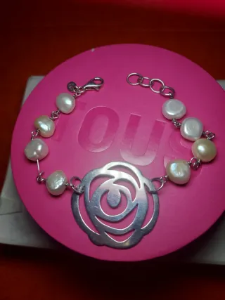 Pulsera Tous Plata y Perlas
