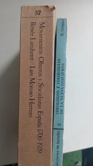 2 Libros – Ideólogos e Ideologías y Mov. Obrero