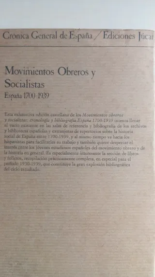 2 Libros – Ideólogos e Ideologías y Mov. Obrero