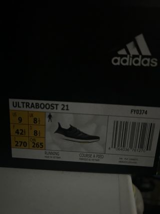 Zapatillas Adidas Ultraboost 21 Talla 42 2/3