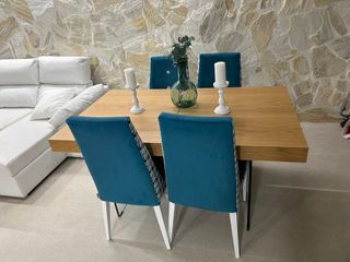 4 sillas+ 2 butacas comedor/salón