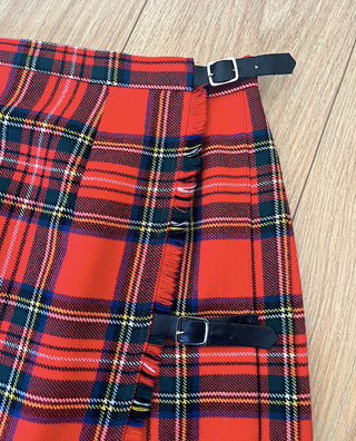 Falda Escocesa Tartán Roja House of Cashmere