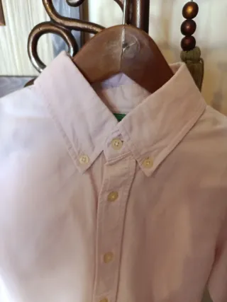 Camisa niño rosa Benetton