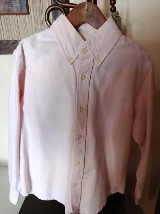 Camisa niño rosa Benetton