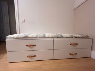 2 Cajoneras Bajas Ikea 4 Cajones Almacenamiento