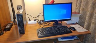 PC HP Elite Ultra Slim + Monitor AOC i3