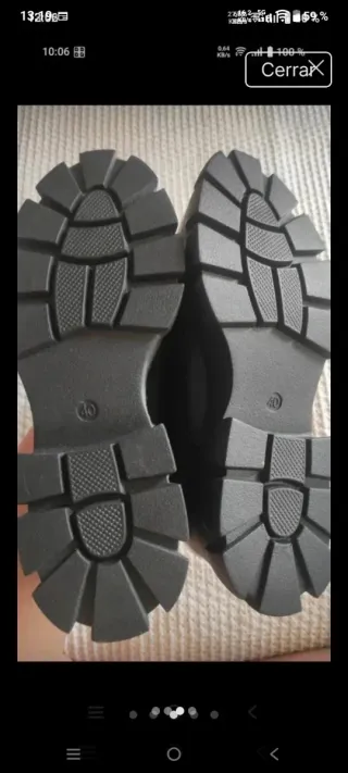 Botas de agua negras mujer