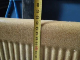 Fregadero de cerámica beige