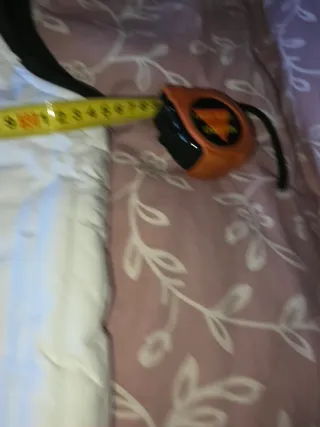 Chaleco acolchado blanco talla L