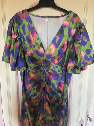 Vestido invitada estampado