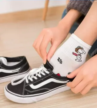 Calcetines de Charlie Brown (Carlitos) y Snoopy
