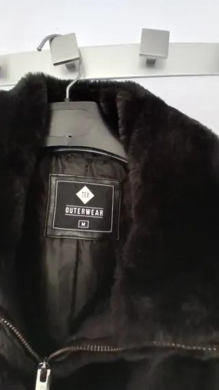 Chaqueta pelo sintético mujer talla M