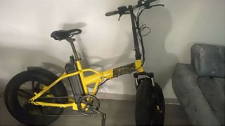 Bicicleta Eléctrica Amarilla Fat Bike