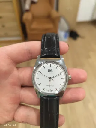 Reloj Shanghai Cuarzo Negro/Plata