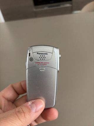 Cellulare Panasonic vintage argento