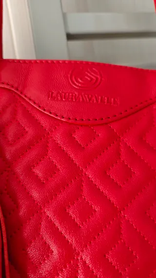 Bolso Piel Rojo Laura Valle