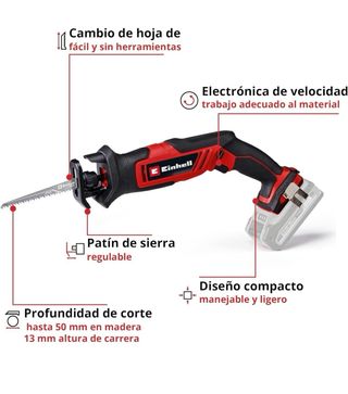 Sierra Universal Einhell TE-AP 18 Li-Solo
