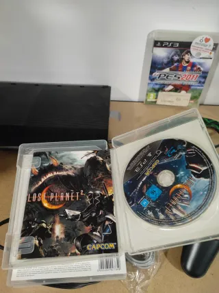 Consola PS3 Negra + 3 Juegos