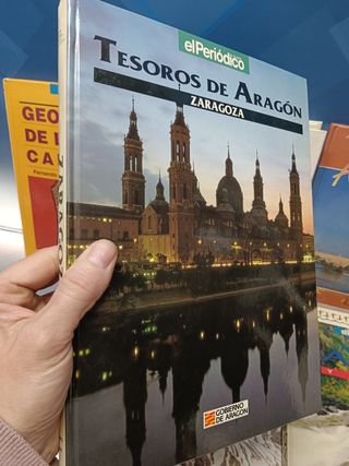 7 libros sobre ARAGÓN , pueblo a pueblo, Tesoros de Aragón, Jotas