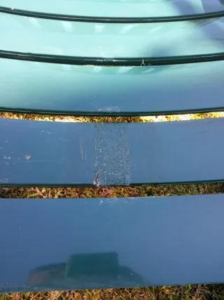 Tumbonas de jardín verdes