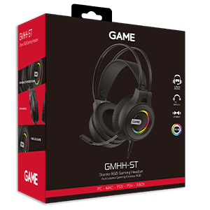 Cascos Gaming RGB Negro PC-PS5-PS4-Xbox